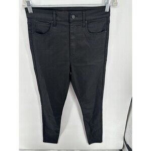 Guess Jeans Skinny Jeans Women's 30 Black Shiny Retro Classic Stretch Comfy